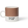 Pantone Svetlohnedý keramický hrnček na espresso Mocha Mousse 17 1230 120 ml