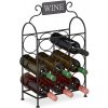Stojan na víno na 9 fliaš, RD1448- čierny