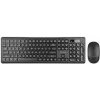 Marvo DCM003WE BK, klávesnica s bezdrôtovou myšou, US, kancelárska, bezdrôtová typ čierna