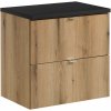 Súprava skrinka Comad Nova Oak NOVA OAK A 82-60-2S, doska Comad Nova Black NOVA BLACK B 89-60