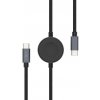 Kábel Fixed USB-C - iné 1,5 m sivý