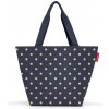 Reisenthel Shopper M Metallic dots blue