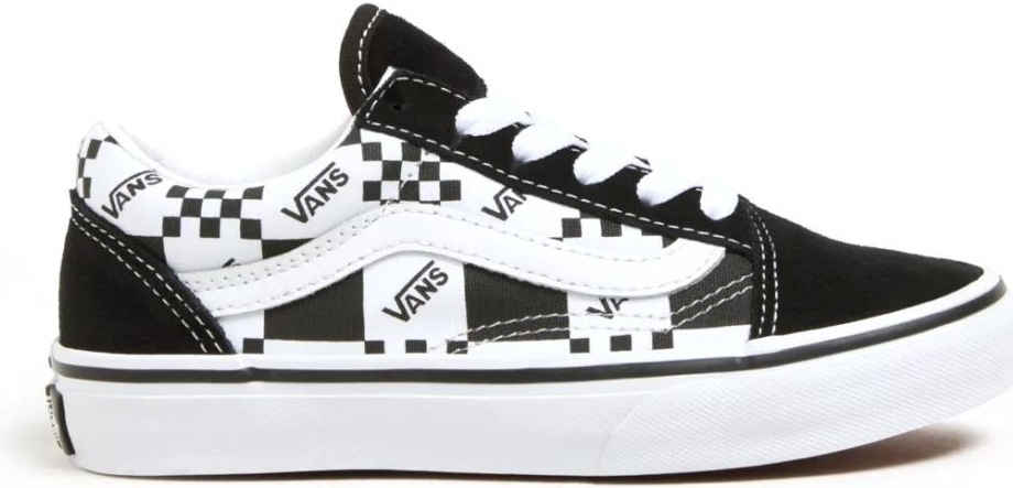 Vans Old Skool Logo Check Black/True White