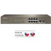 Tenda TEG5310P-8-150W Gigabit L3 PoE Switch 130W, 8x 1Gb / s PoE, 2x RJ45 / SFP, STP, IGMP, VLAN, Rack TEG5310P-8-150W