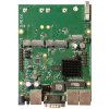 MikroTik RouterBOARD RBM33G 256MB RAM, dual 880 MHz, 2x miniPCI-e, 1x M.2 slot, 2x SIM slot, 3x GbE, L4