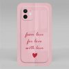 4NewCase - APPLE - iPhone 12 - INFINITY Soft - With Love - 1016500500097