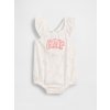 GAP Baby body s logom Biela 3-6M