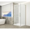 Gelco TRINITY GOLD MATT obdĺžniková sprchová zástena 800x900mm, matné sklo, lavé GT5690-80ML-G