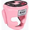 Boxerská prilba WINDY Genuine Leather pink