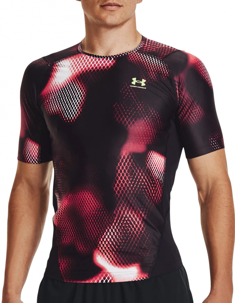 Under Armour UA IsoChill Prtd Comp SS 1374077-001 čierne