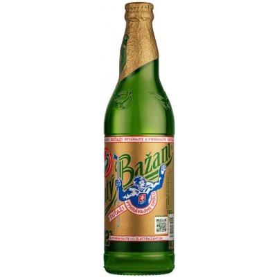 Zlatý Bažant svetlý ležiak 12% 0,5 l (sklo)