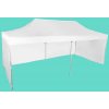 Expodom Párty stan 3x6m – hliníkový, Biela, 3 bočné plachty