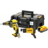 DeWalt DCF620E1K sadrokartonársky skrutkovač s podávačom 18V, 1x1,7Ah aku Powerstack