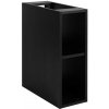 Elvisia Regál do kúpeľne LOFT | black