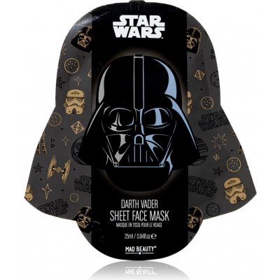 Mad Beauty Star Wars Darth Vader antioxidačná plátienková maska s extraktom z čajovníku 25 ml
