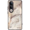 Picasee silikónový čierny obal pre Vivo V50 Lite 5G - Cream marble