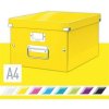 Archivačná krabica LEITZ WOW Click & Store A4 28.1 x 20 x 37 cm, žltá (60440016)
