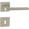 Dverové kovanie MP Supra-HR 3097Q (NP), kľučka pravá / madlo, Otvor na cylindrickú vložku PZ, MP NP (nikel perla)
