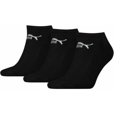 Puma PONOŽKY 3 PÁRY čierna biela
