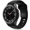Tech-Protect Silicone Line remienok na Samsung Galaxy Watch 4 / 5 / 5 Pro / 6 / 7 / FE, black