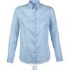 NEOBLU Košile Blaise Women, dlouhý rukáv, dámská COT243183l7104-soft blue XL Modrá světlá