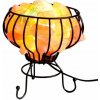 Himalájska soľná lampa guľatá s ružovou soľou