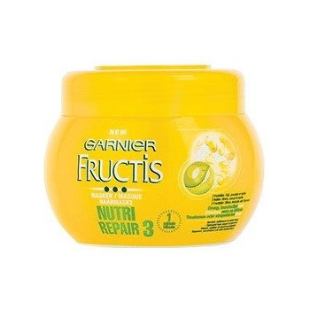 Garnier Fructis Regeneracia a lesk maska pre vysušené a poškodené vlasy 300 ml