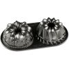Forma na 2 malé bábovky Lilie a Kugelhopf, grafit 1,2 l, NORDIC WARE 84024