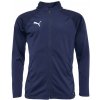 Pánska futbalová bunda Puma, TEAMLIGA TRAINING JACKET tmavo modrá,biela M