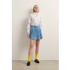 Karl Lagerfeld Klxdisney Pleated Denim Skort Mid Blue Denim