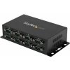 StarTech.com 8 Port USB to Serial RS232 Adapter - Wall Mount - Din Rail - COM Port Retention - FTDI USB to DB9 RS232 Hub (ICUSB2328I) - Sériový adaptér - USB 2.0 - RS-232 x 8 - cerná
