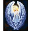 Diamantové maľovanie - ANJEL S VEĽKÝMI KRIDLAMI Rámovanie: bez rámu a bez vypnutia plátna, Rozmer: 40x50 cm