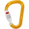 PETZL ATTACHE SCREW LOCK HMS YELLOW