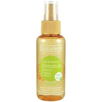 Evoluderm skrášľujúce olej na pleť a vlasy s výťažkom z mandlí (Beauty Oil With Sweet Almond) 100 ml