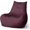 Sablio Sedací vak Bean Červenofialová - 100 x 90 x 45 cm