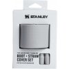 Silikónový obal dna a slamky Stanley The Quencher Boot + Straw Topper - 890 ml Ash