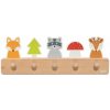 Goki Detský drevený vešiak Lesní priatelia