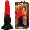 Power Monsters Fire Dragon – 24.5 cm Rippled Monster Silicone Dildo