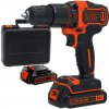 Black and Decker BDCHD18KB Vŕtačka príklepová 18V 2x1,5Ah +kufrík