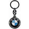 Kľúčenka živicová BMW okrúhla čierna AutoZulu