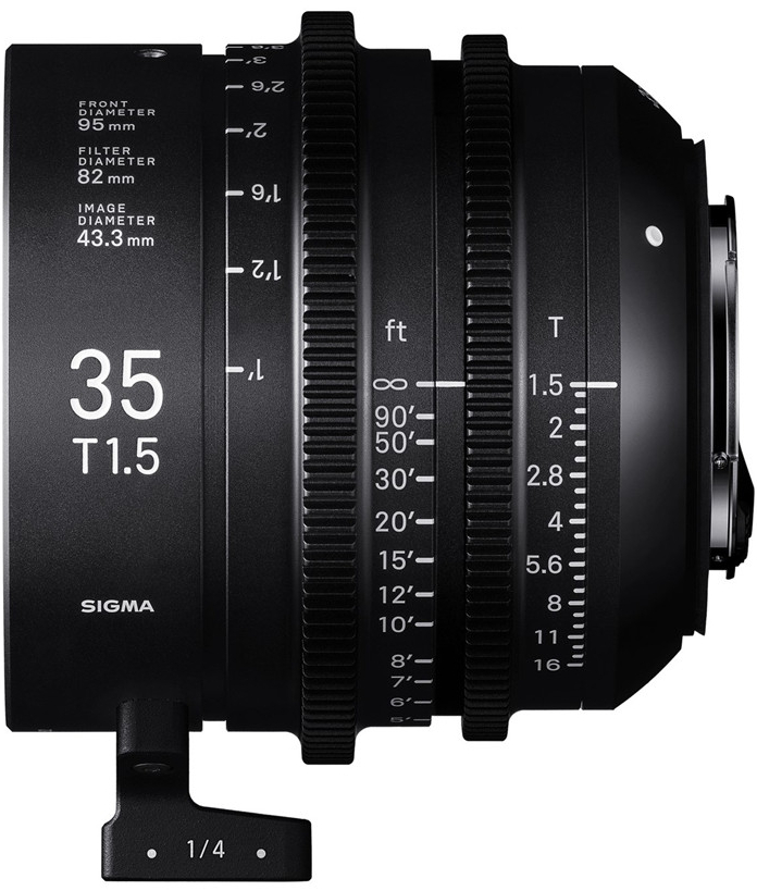 SIGMA 35mm T1.5 FF FCE CINE Canon EF