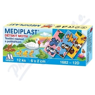 Náplast Mediplast 6cmx2cm dětská 12ks