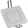 SPECTRUM LED - ALGINE LED zapustený štvorcový panel 5W IP20 24V Studená biela / 6000°K - Biely rám