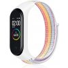 Xiaomi Mi Band 3/4 nylonový náhradný náramok na suchý zips Farba: Viacfarebná dúha MBSCZ-NLN017