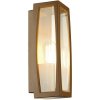 SLV Meridian 230657 LED vonkajšie nástenné osvetlenie E27 hrdzavá; 230657