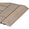 Přechodová lišta G21 Indický teak pro WPC dlaždice, 30 x 7,5 cm rovná