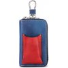 Kľúčenka Bullcaptain kožené púzdro na kľúče Reille Modré