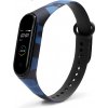 Xiaomi Mi Band 3/4 náhradný náramok - Maskáčový (kamufláž) Farba: Modrá MBSCZ-IMG4MKA