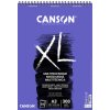 Canson XL Mix Media Skicák 300 g/m², krúžková väzba veľkosť A3, 30 listov