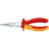 KNIPEX kliešte polguľaté 160mm pre rádiotechniku, izolované 2506160